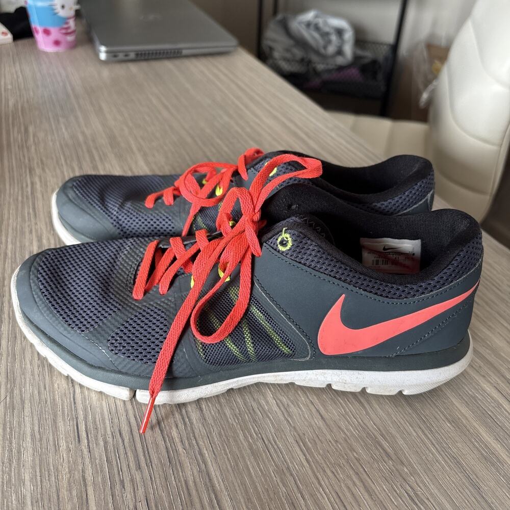 Nike Womens Flex 2014 Rn Running Shoes 642767-012 Low Top Lace Up 9.5 R2